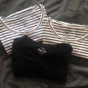 J.Crew women’s studio tee bundle